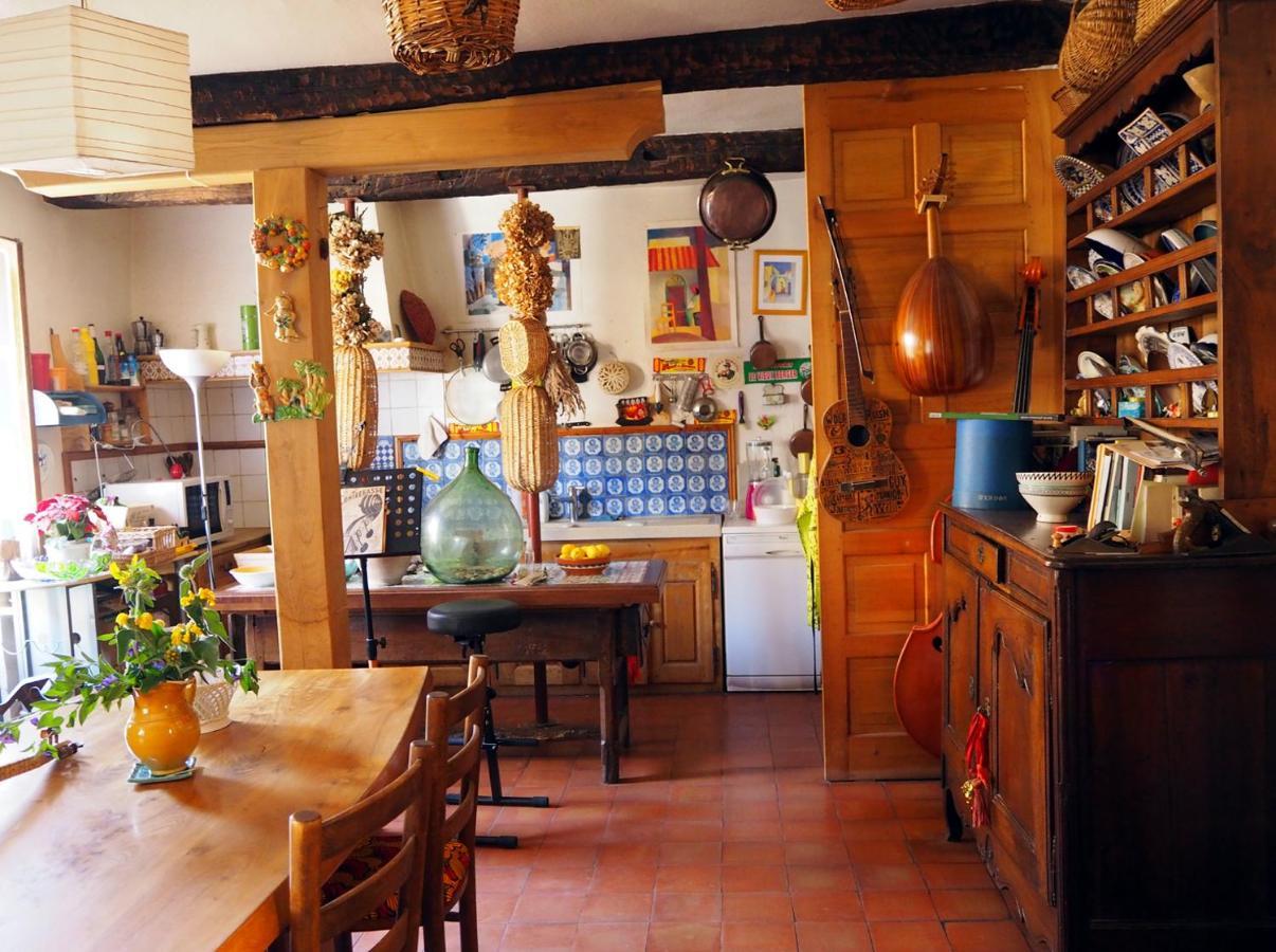 Chambre D'Hotes Le Rougeyras Roquebrun ภายนอก รูปภาพ
